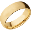 10K Yellow Gold + Satin Finish