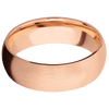 14K Rose Gold + Satin Finish